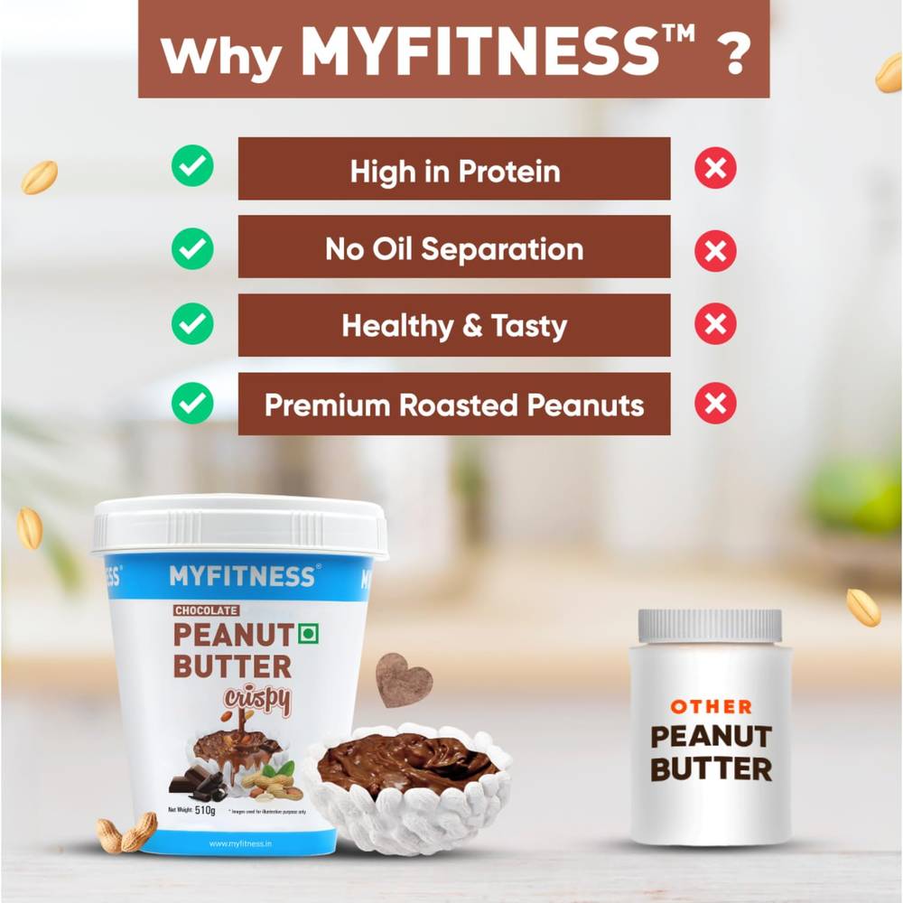 MYFITNESS - Peanut Butter (510 g)  Smooth