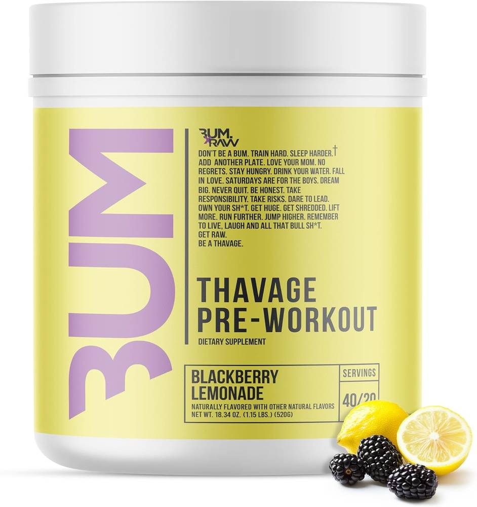 Raw Nutrition - BUM Thavage Pre-workout Powder (520g)