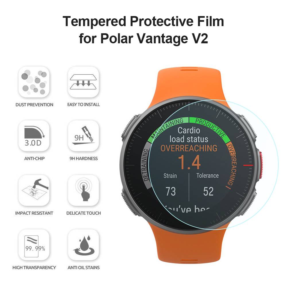 4pieces screen protector for Polar Vantage V2