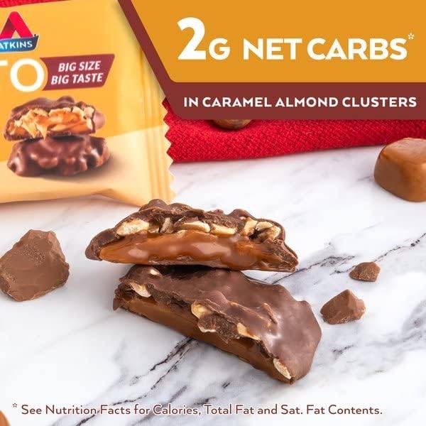 Atkins - Keto Caramel Almond Clusters (8 Pack)
