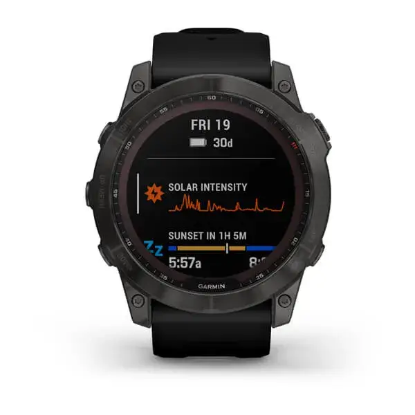 Garmin Sport Watch, Model fenix 7 Solar Sappher Edition For hiking  brown/copper (42mm)