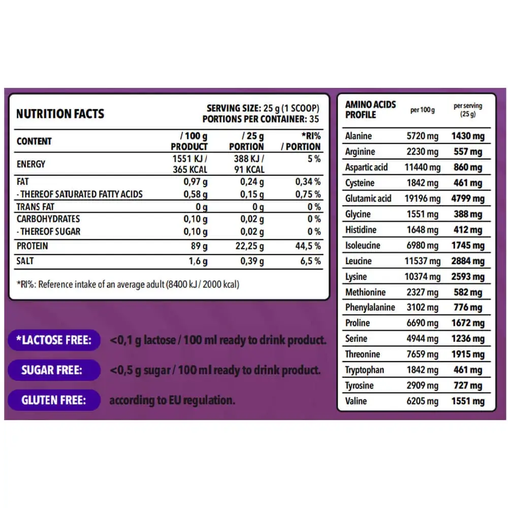  نانو سبس -  عصير ايبيك كلير واي بروتين ايزوليت (875 جم) - Nano Supps Epic Juice Whey Protein 