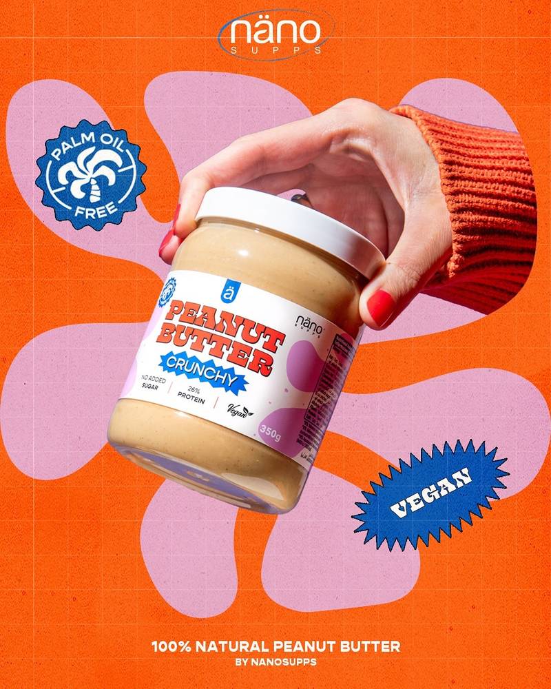 Nano Supps - Vegan Peanut Butter (350 g)  Smooth