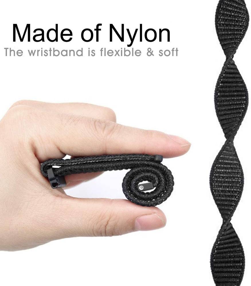 Nylon loop Replacement Band for Garmin Forerunner 265s / Venu 3s  Pink