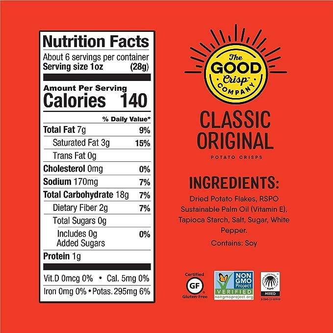 The Good Crisp - Original Stacked Crisps (Pack of 8)