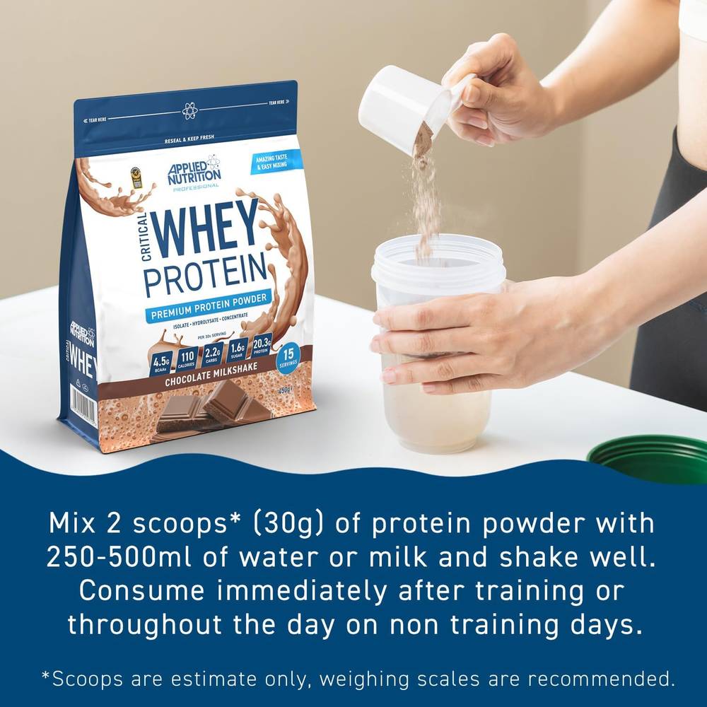 Applied Nutrition Critical Whey Protein (450g)   Vanilla Ice Cream