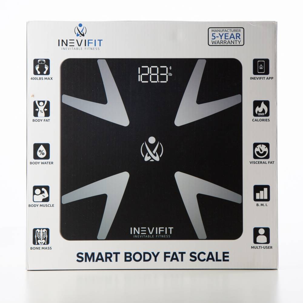 INEVIFIT Body Analyzer/Fat Smart Scale Bluethooth  Black
