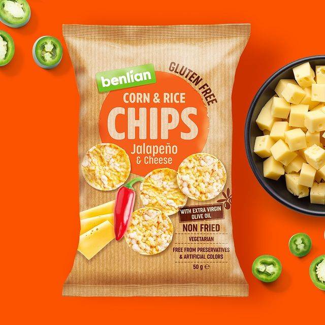 Benlian - Corn and Rice Chips (14 pcs)  Salte