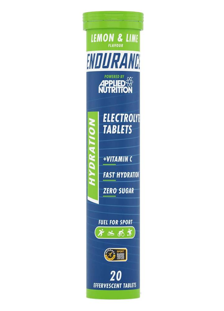  أبلايد نيوتريشن - انديورنس هيدراشين الكتروليت مع فيتامين سي (20 قرص) - Applied Nutrition Endurance Hydration Electrolyte 