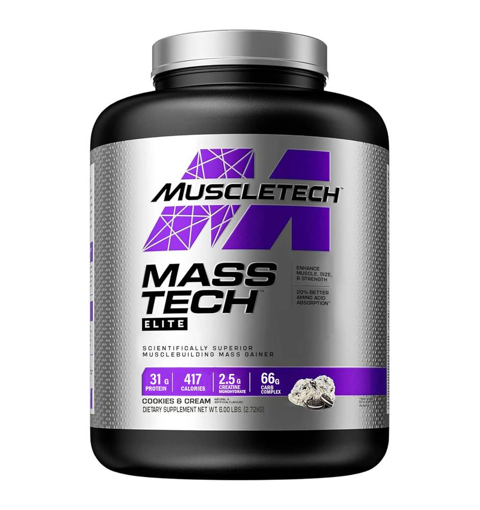  مسل تك - ماس تك ايليت بروتين (2.72 كجم) - MuscleTech Mass Tech Elite Protein  