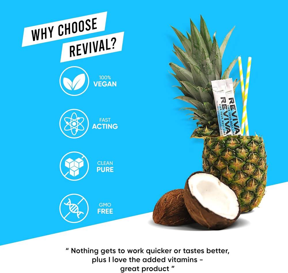 Revival - Rapid Rehydration Electrolytes Drink Mix (6 sticks)  Fruit Burst