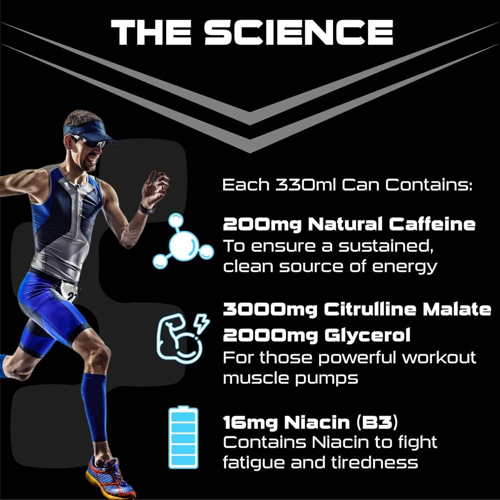 SCI-MX - X-Plode Pre-Workout Energy Drink (Pack of 12)  Ginger and Mango