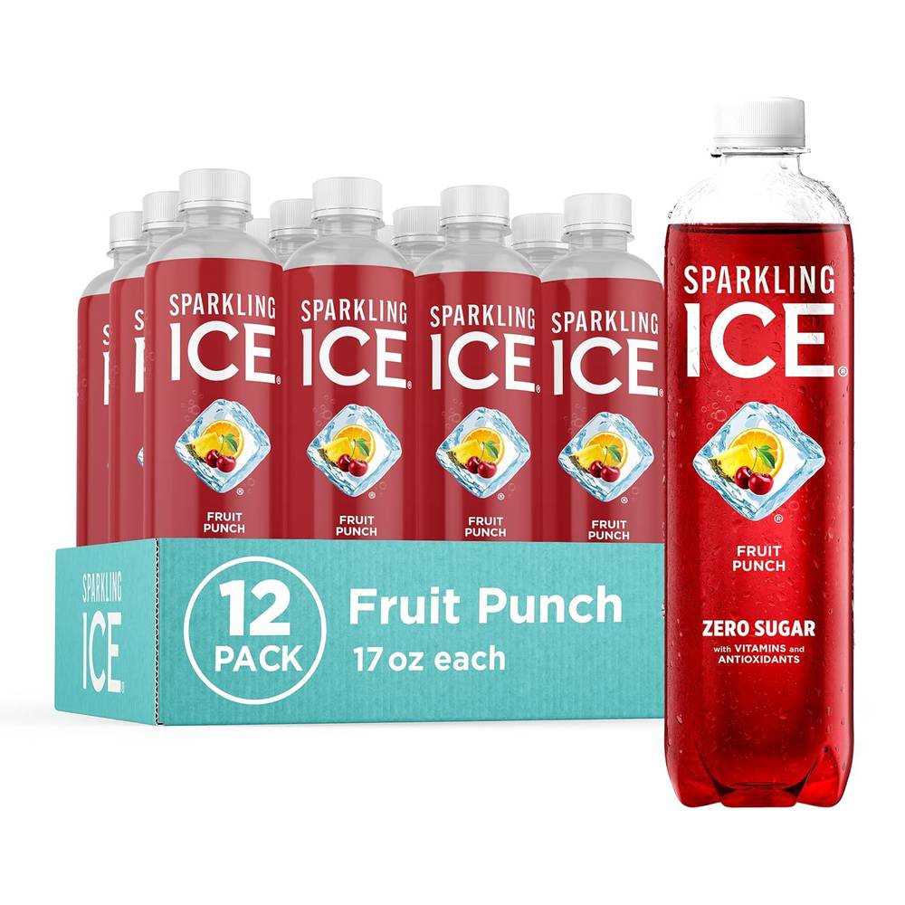  سباركلينج ايس - مياه فوارة مع فيتامينات (12 علبة) - Sparkling Ice Sparkling Water with Vitamins 