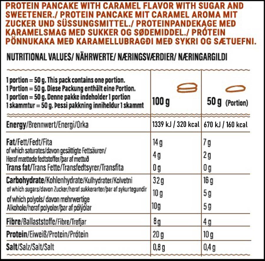  جو فيتنس - بروتين بانكيك (12 حبات) - GoFitness Nutrition Protein Pancake 