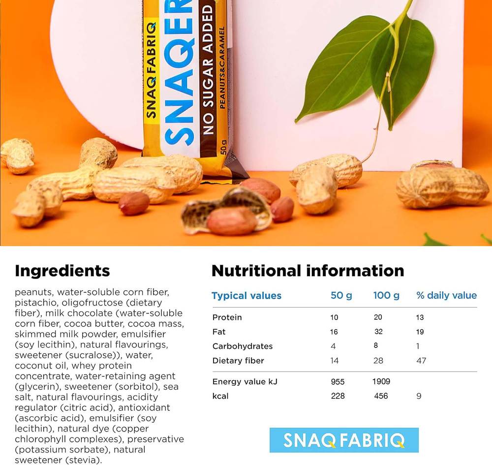  SNAQ FABRIQ - Snaqer Glazed Protein Bar (Pack of 3) 