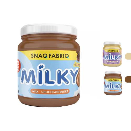 سناك فابريك - زبدة الحليب قابلة للدهن خالية من السكر (250 جم) - SNAQ FABRIQ Milky Butter Sugar Free