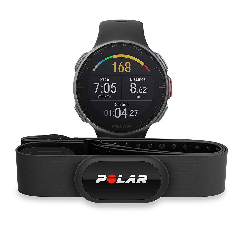 Polar Vantage V Advance Sport Watch  With HRM chest strap, Polar H10  White