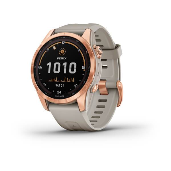 Garmin Sport Watch, Model fenix 7s , Solar Edition For hiking  Black / Slate Gray (42mm)