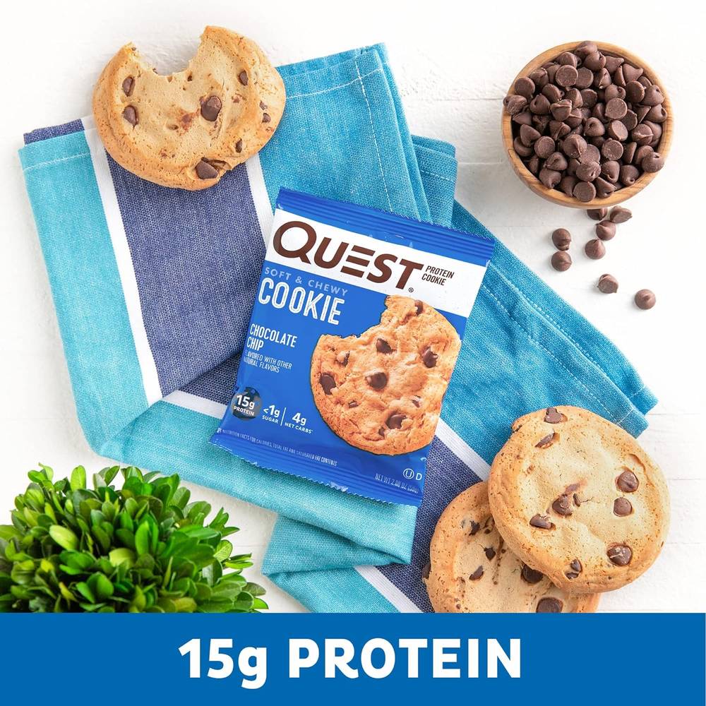 Quest Nutrition - Protein Cookie (12 Pack)  Chocolate Chip