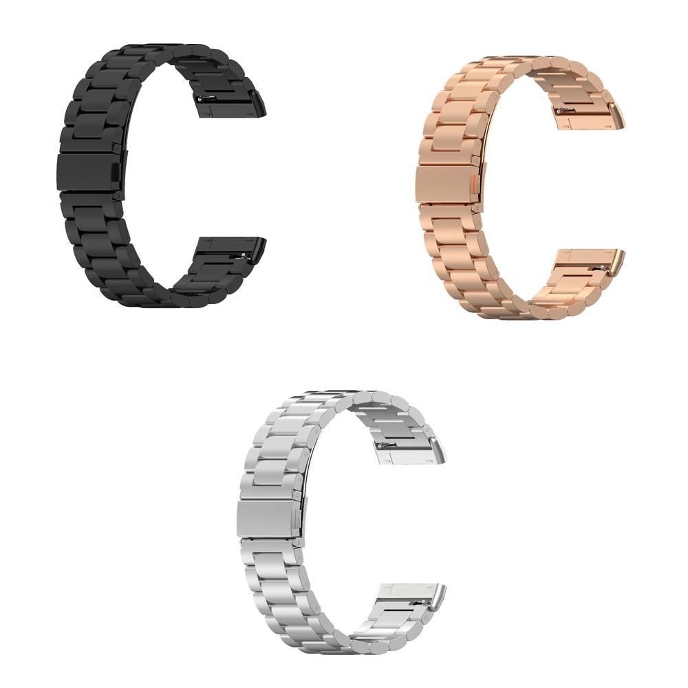 Metal Replacement Bands for Fitbit Versa 3/ Fitbit Sense Watches  Silver