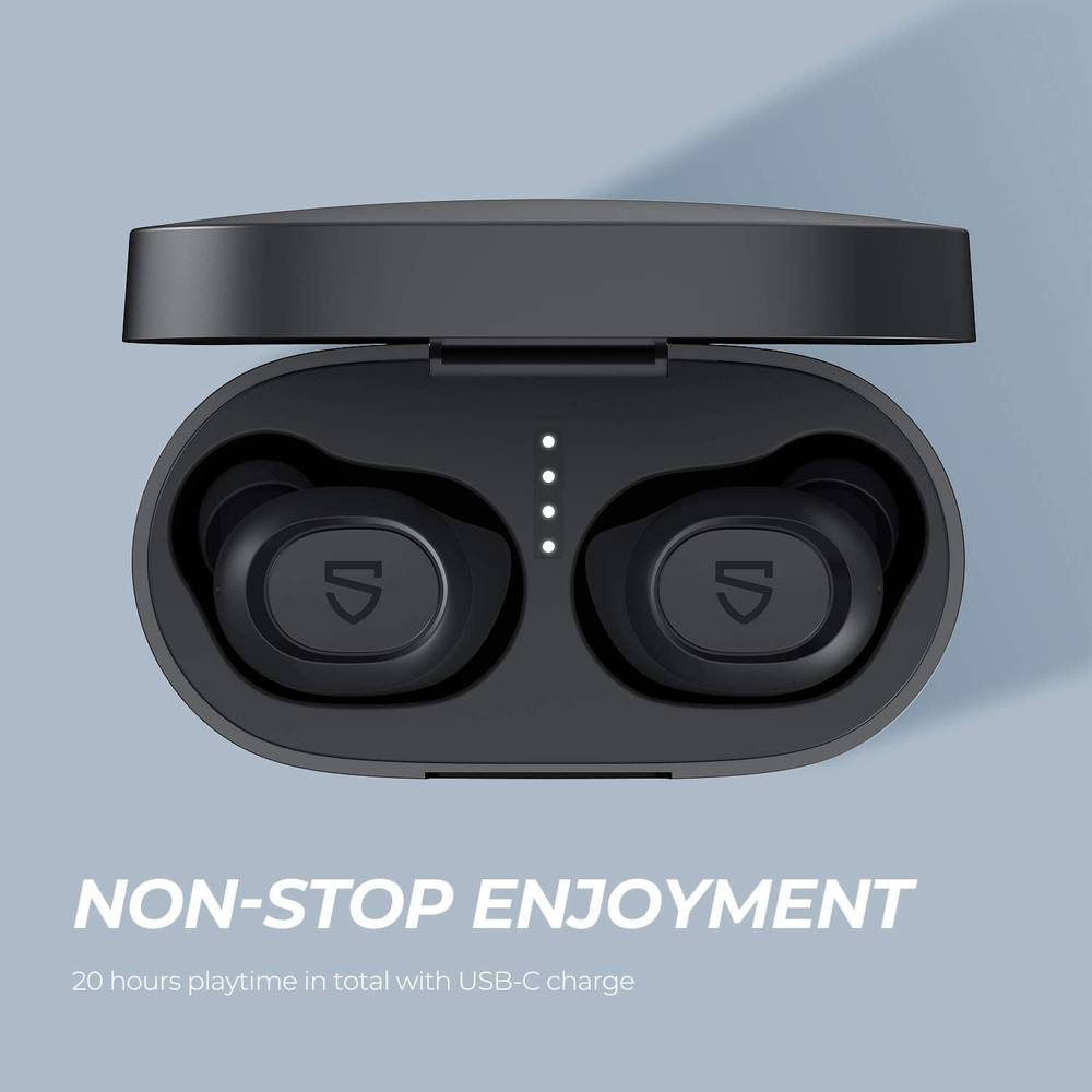 SoundPEATS Wireless Earbuds, Model TrueFree 2  White