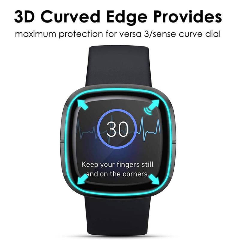 4 Pieces - Screen Protector for Fitbit Versa 3 /  Sense Watches