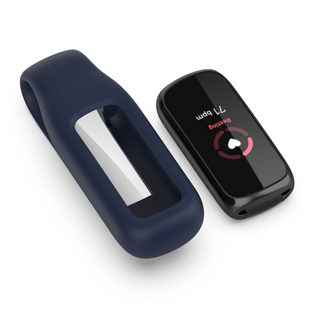 Silicone Clip Holder For Fitbit Luxe , (Pack of 2)  Red / lavendor