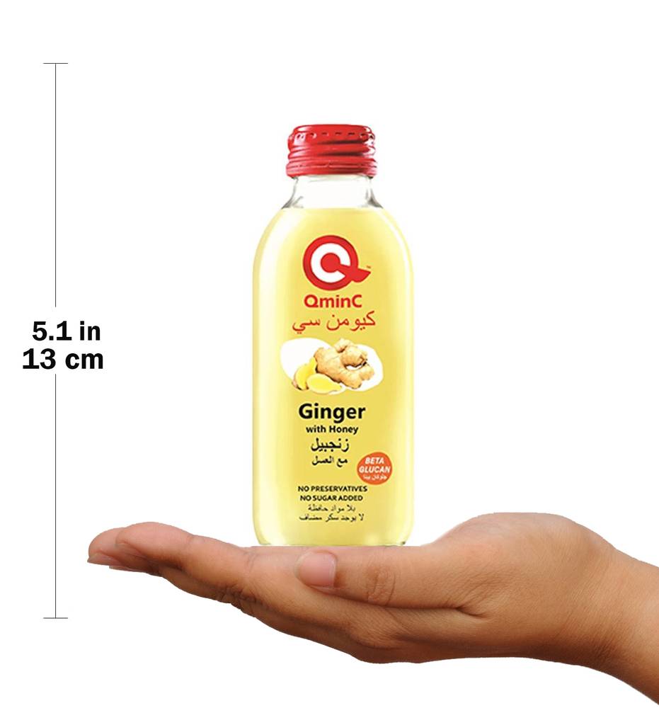 QminC - Ginger With Honey Natural Immunity Booster (Pack of 6)