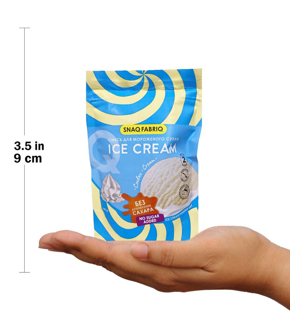 SNAQ FABRIQ - Dry Ice Cream Mix (120g)  Chocolate