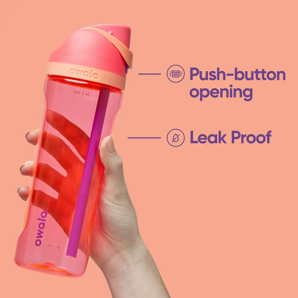 Owala FreeSip Tritan Water Bottle (730 ml)  Purple