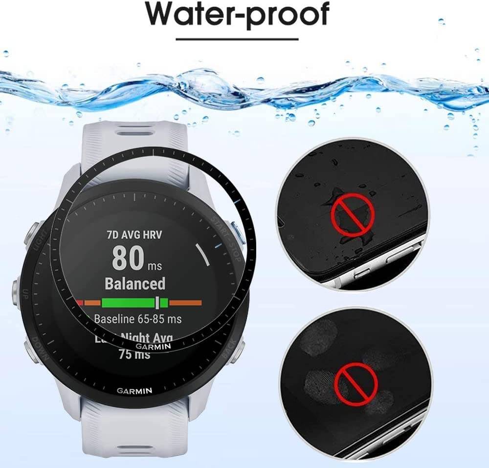 4 Pieces - 3D Screen Protector For Garmin Forerunner 955 / Forerunner 965