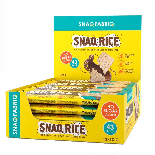 SNAQ FABRIQ - Snaq Rice Crispy (Box Of 12)
