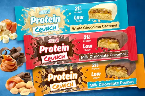 Applied Nutrition - Protein Crunch Bar (12 pieces)  Milk Chocolate Peanut
