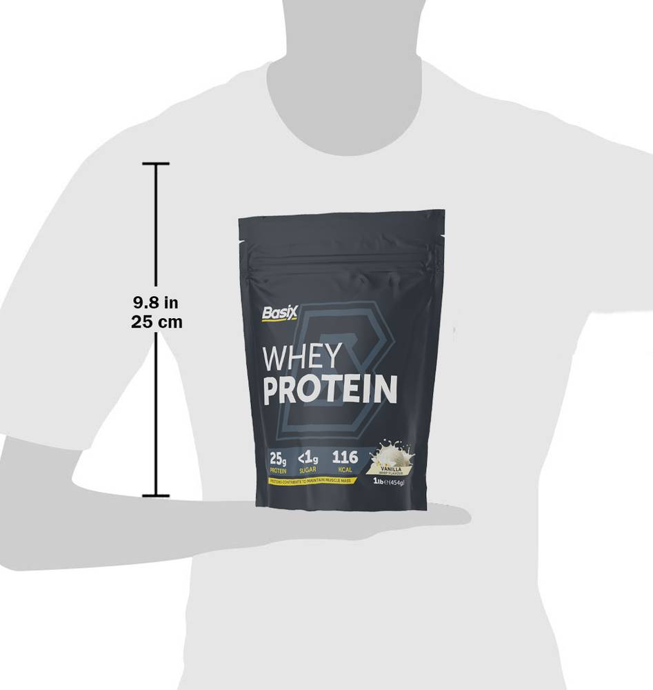 Basix Muscle Whey Protein   Chocolate Chunk  5 LB