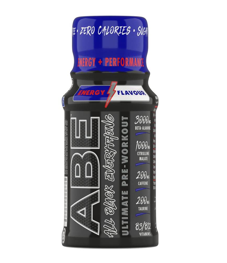  أبلايد نيوترشن - اي بي ايه شوت ما قبل التمرين (12 عبوة) Applied Nutrition ABE Ultimate Pre Workout Shot 