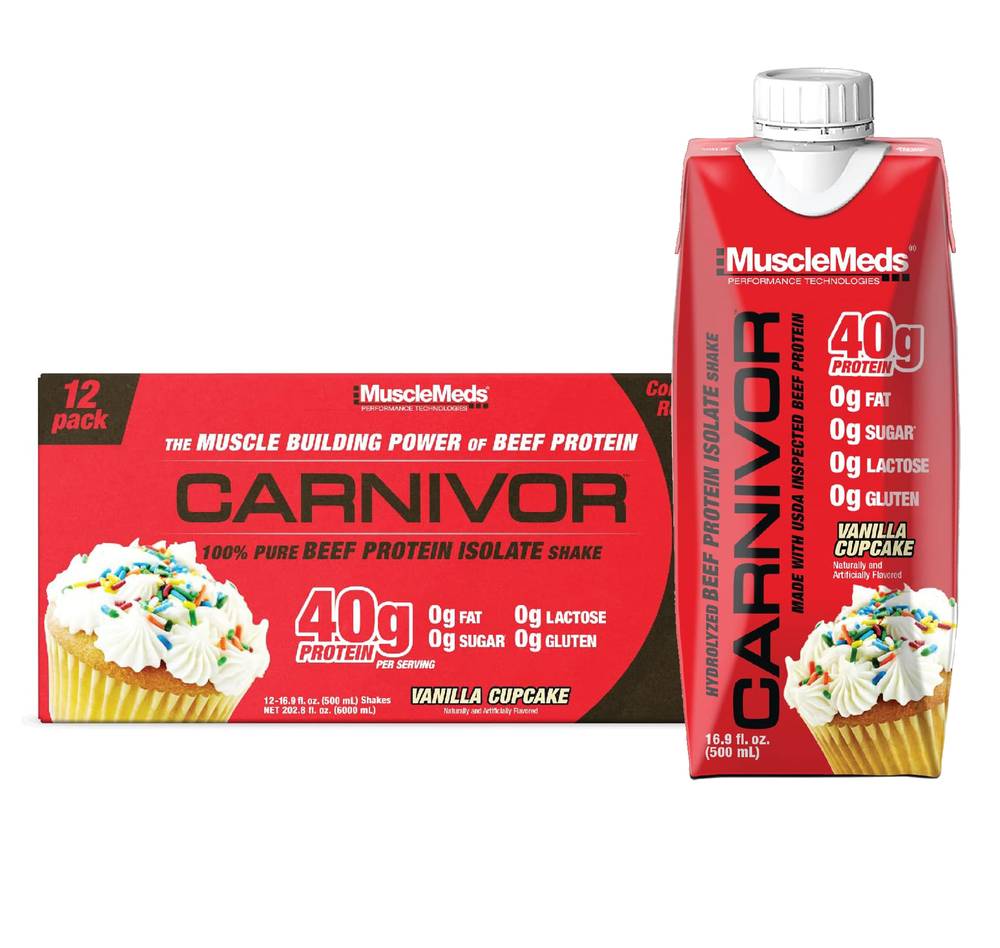 MuscleMeds - Carnivor Protein Ready To Drink (12 pack )