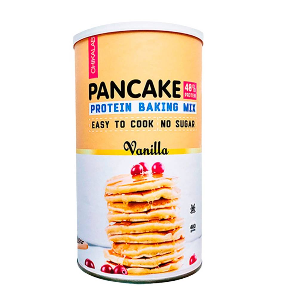  شيكالاب - خليط بان كيك بروتين خالي من السكر (480 جم) - Chikalab - Pancake Protein Baking Mix 