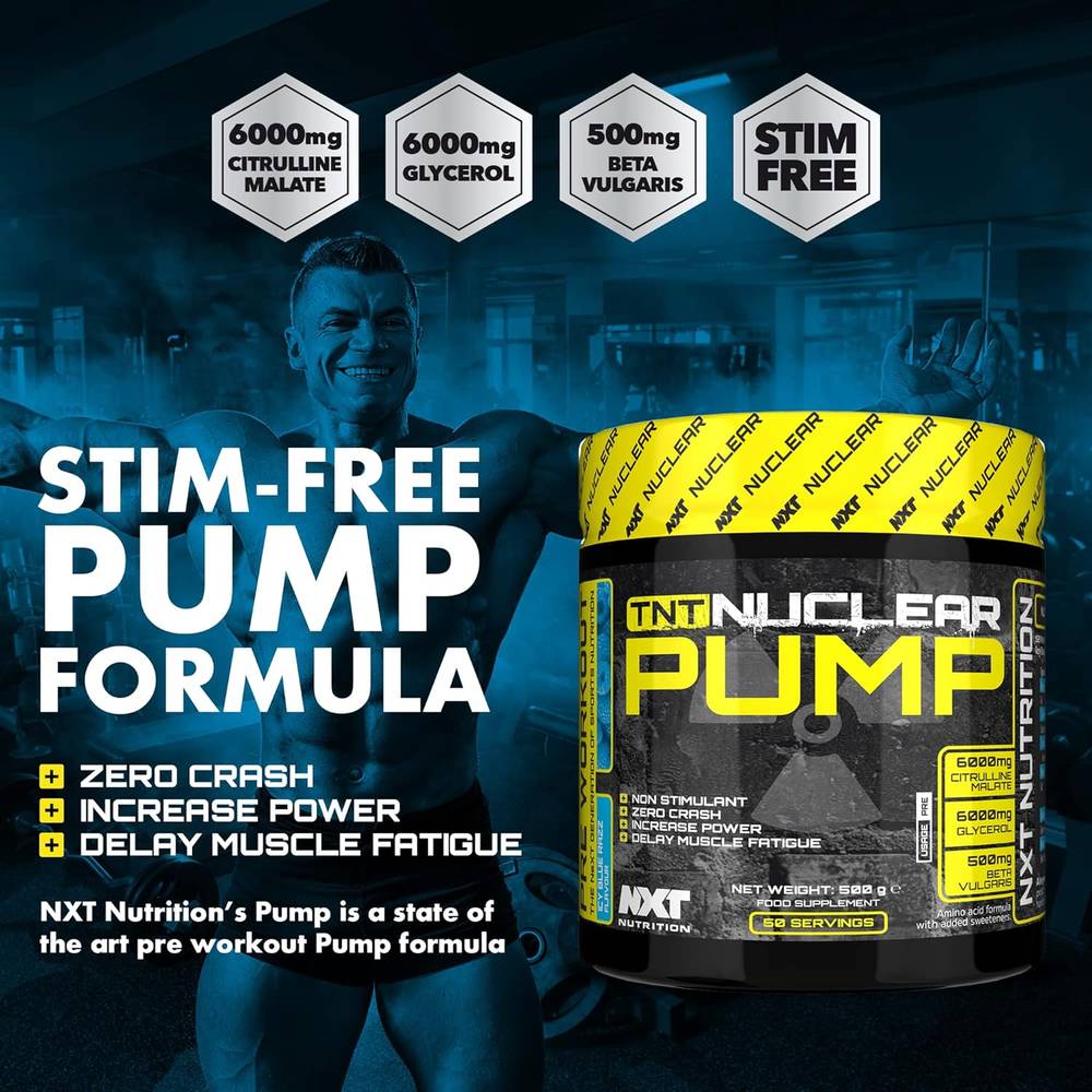 NXT Nutrition - TNT Nuclear Pump Pre-Workout (500g)  Millions Cola