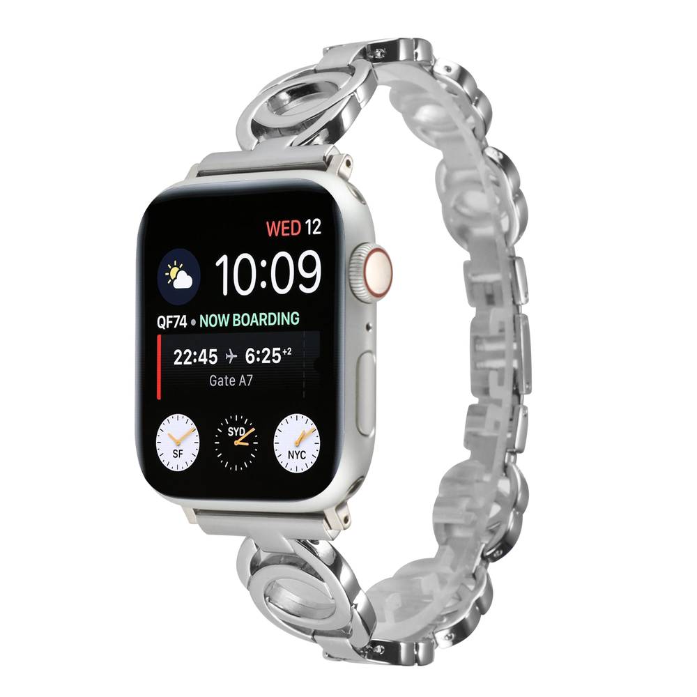 Women Strap for Apple watch   38mm-40mm-41mm  Silver