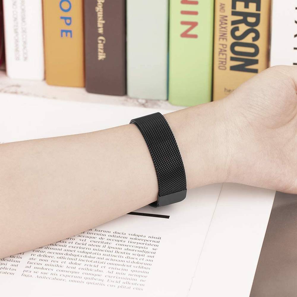 Stainless Steel Replacement Band for Polar Ignite/Unite  Black