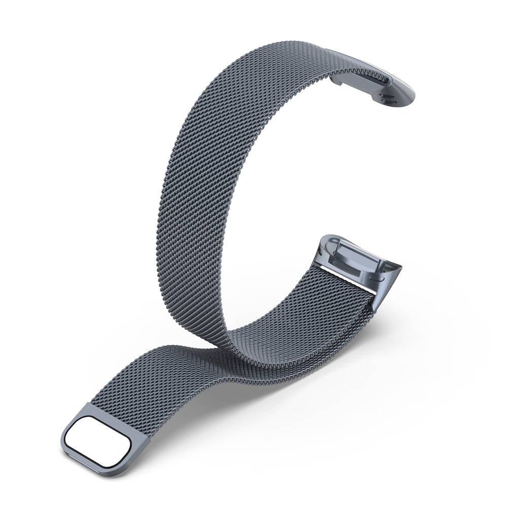 Stainless Steel Replacement Band For Fitbit Charge 5 / Charge 6 Watch  Grey