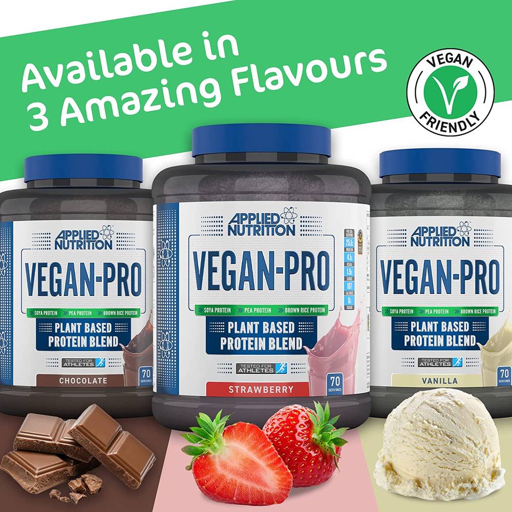 Applied Nutrition Vegan Pro - Plant Based Protein (2 kg)  Gourmet Chocolate