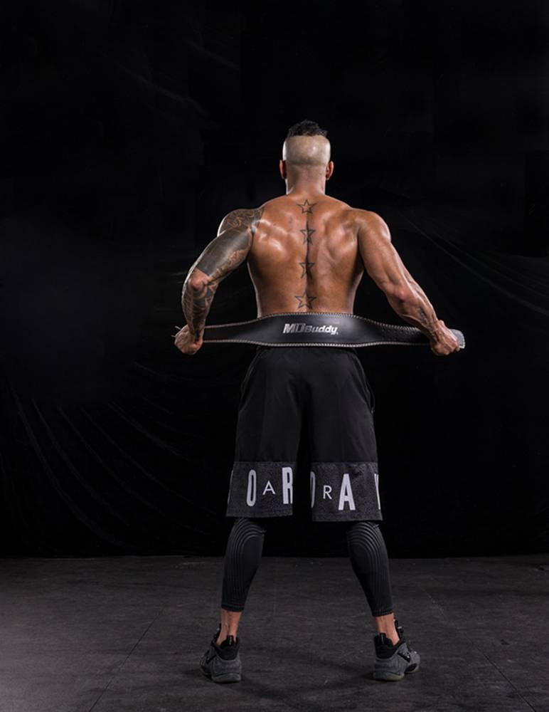 Leather Weightlifting Belt for Back Support