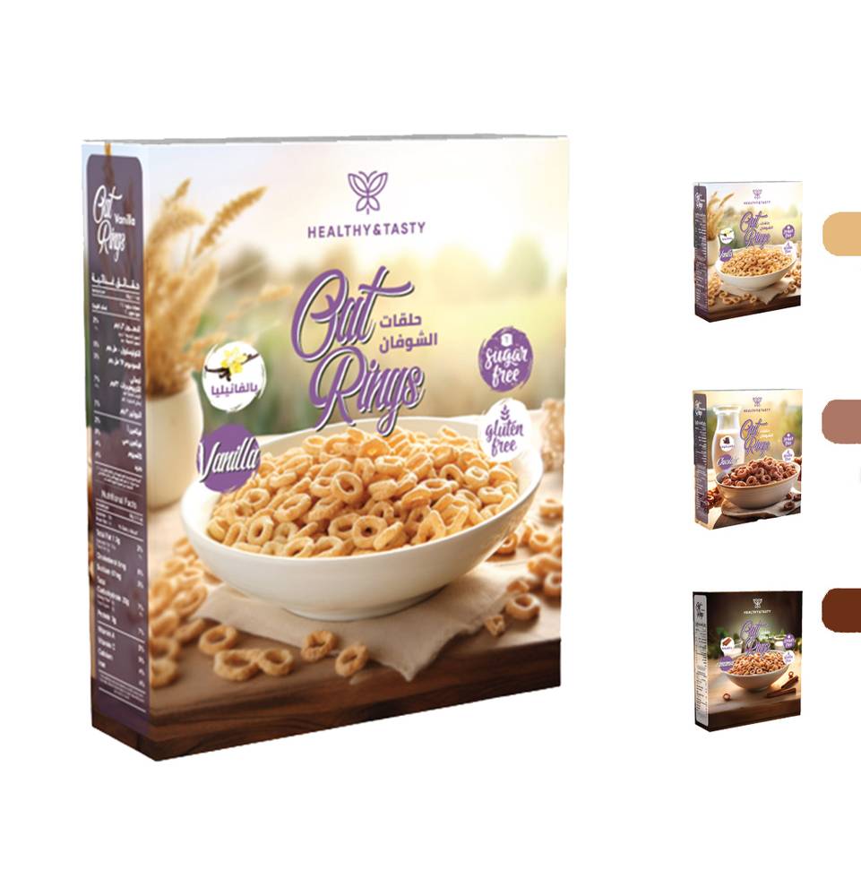 Healthy & Tasty - Oat Rings  (285 g)  Cinnamon