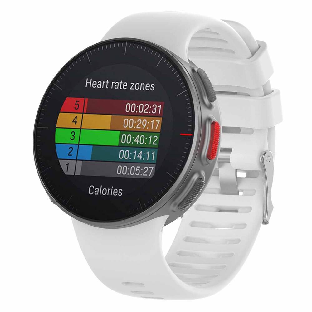 Silicon Classic Replacement Band for Polar Vantage V  Black