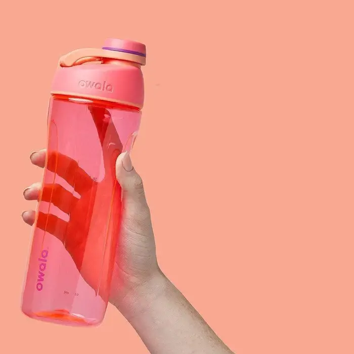 Owala Twist Tritan Plastic Water Bottle (730 ml)  White