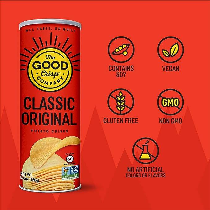 The Good Crisp - Original Stacked Crisps (Pack of 8)
