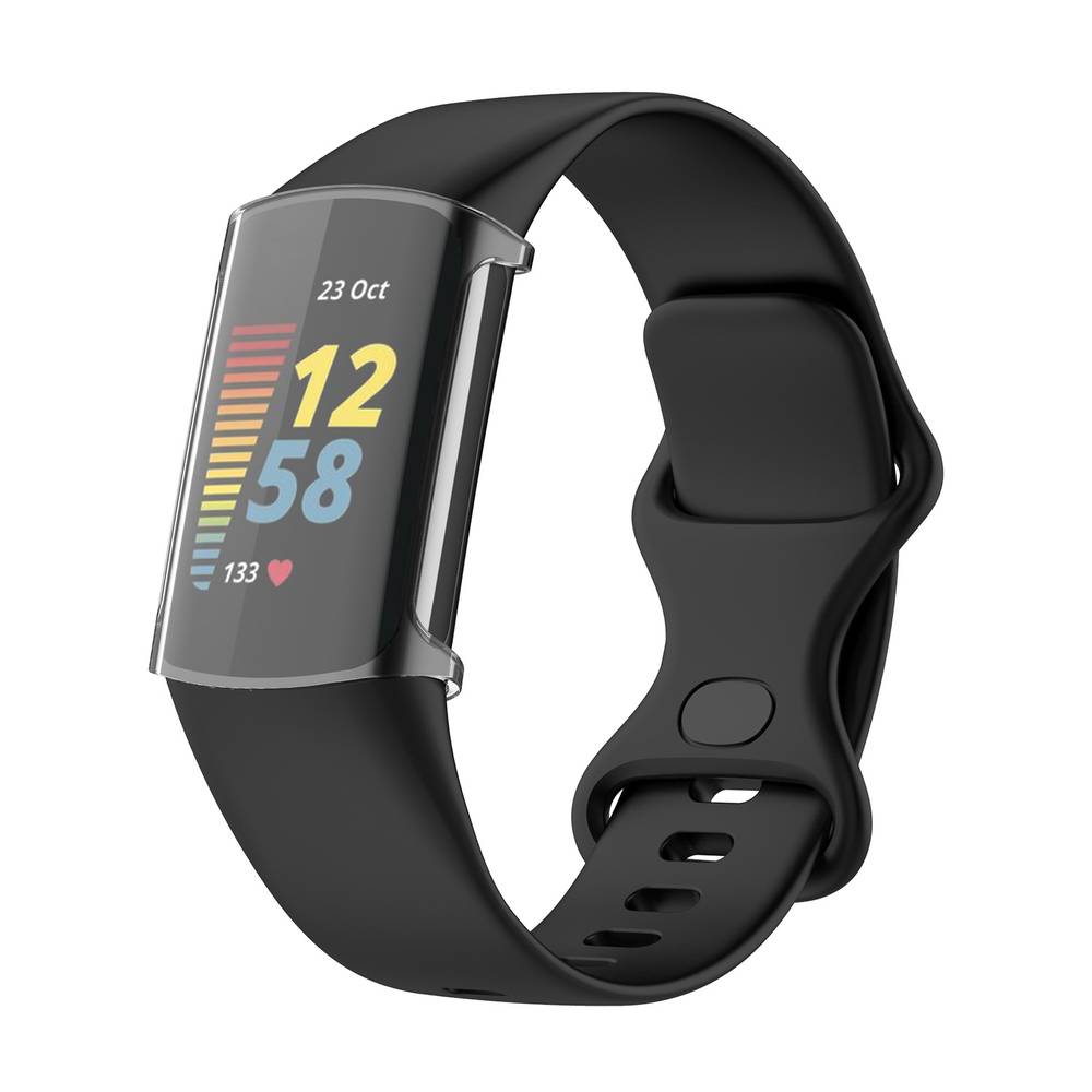 3 Pieces - Full Coverage Screen Protector For Fitbit Charge 5 / Charge 6 Watche