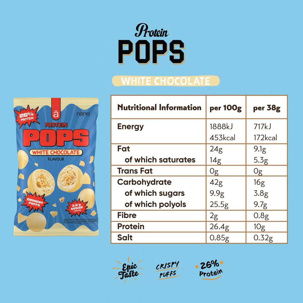  Nano Supps -  Protein Pops Crispy (4 pcs) 