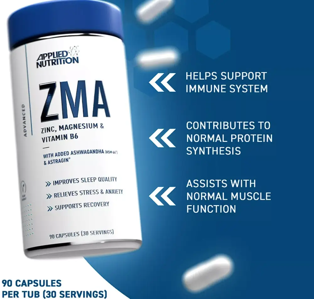 Applied Nutrition - ZMA With Ashwagandha (90 Capsules)